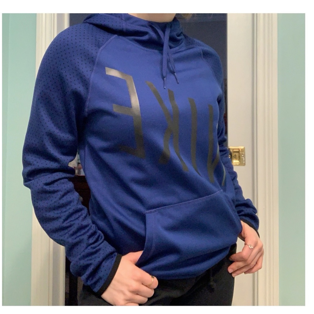 Nike Blue Thermal Hoodie